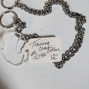 Silver Training Chain Collar